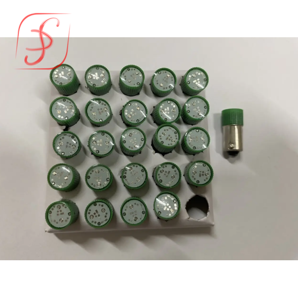Лампа МН 24v Led (цоколь - Ba9s) зелена