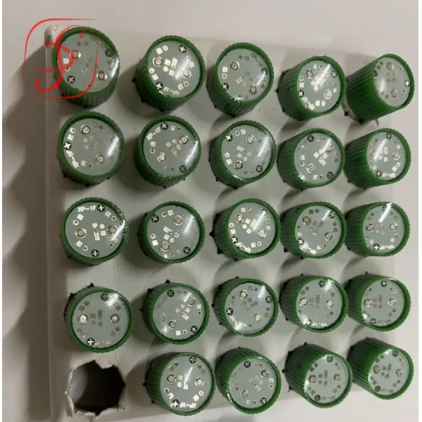 Лампа МН 220v Led (цоколь - Ba9s) зелена