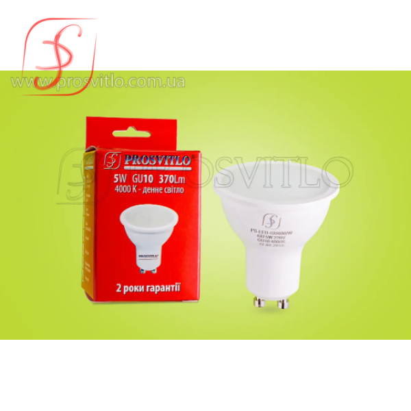 Лампа LED 230v 5w GU10 4000 PS