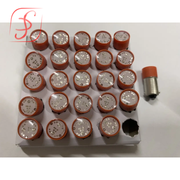Лампа МН 24v Led (цоколь - Ba9s) червона