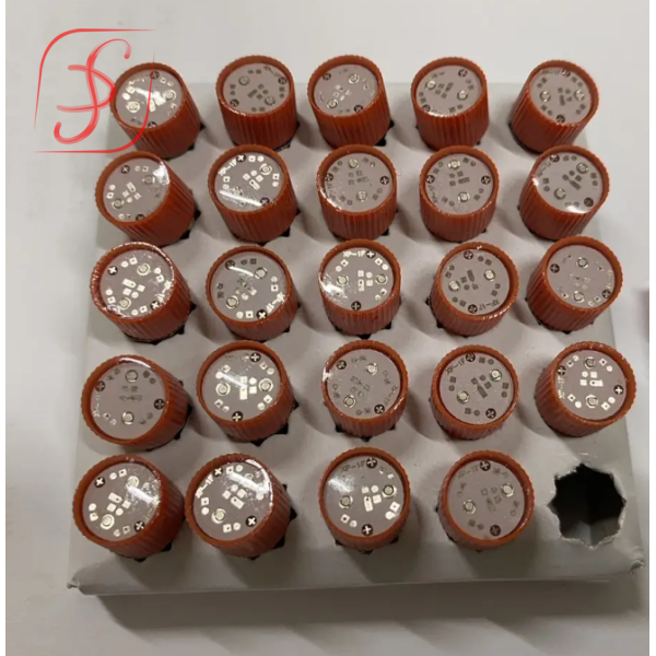Лампа МН 220v Led (цоколь - Ba9s) червона
