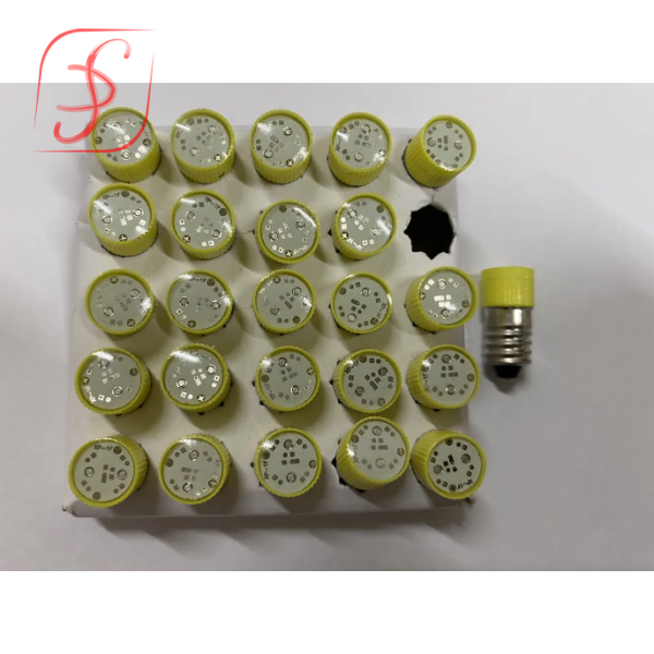 Лампа МН 24v Led (цоколь - Е10) жовта