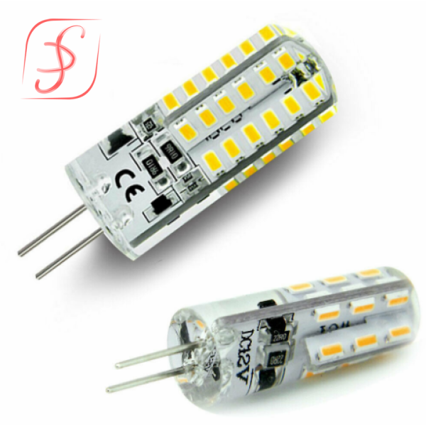 Лампа Prosvitlo G4 2,5W 48LED 200LM 4500K 3014SMD AC/DC12V силікон