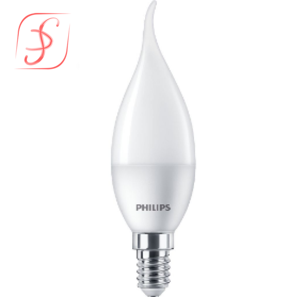 *Лампа Philips ESS LED Candle 6W 620lm E14 827 BA35 NDF RRCA свеча на ветру