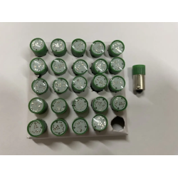 Лампа МН 12v Led (цоколь - Ba9s) зелена
