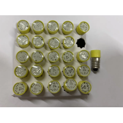 Лампа МН 12v Led (цоколь - Е10) жовта