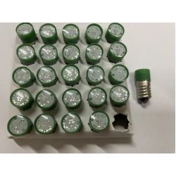 Лампа МН 12v Led (цоколь - Е10) зелена
