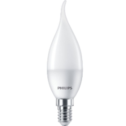 *Лампа Philips ESS LED Candle 6W 620lm E14 827 BA35 NDF RRCA свеча на ветру