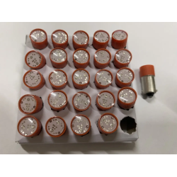 Лампа МН 24v Led (цоколь - Ba9s) червона