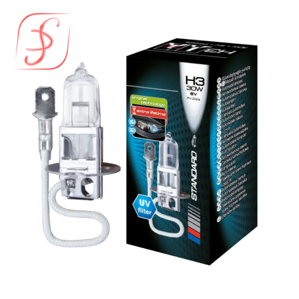 Автомобільна лампа Tes-Lamps H3 6V 30W (Standard)